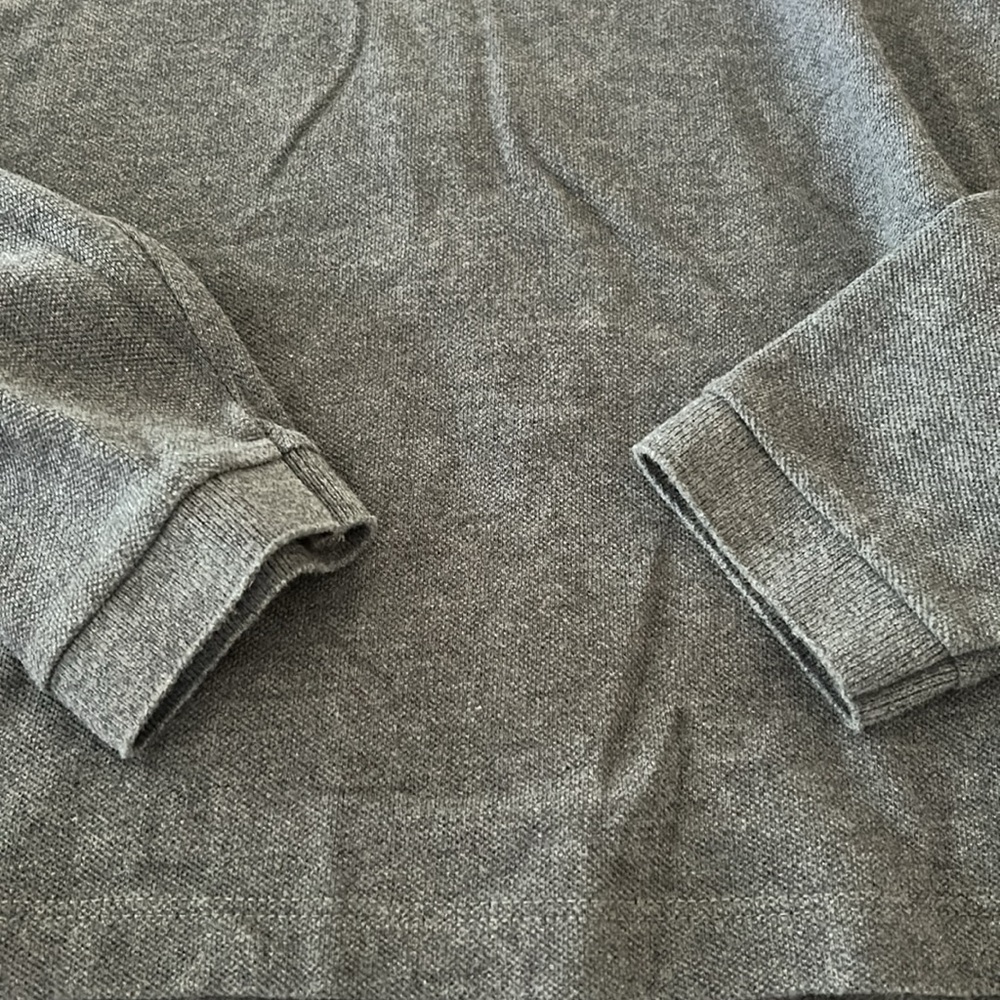 LACOSTE grey hooded long sleeve size 10 - Picture 2 of 7